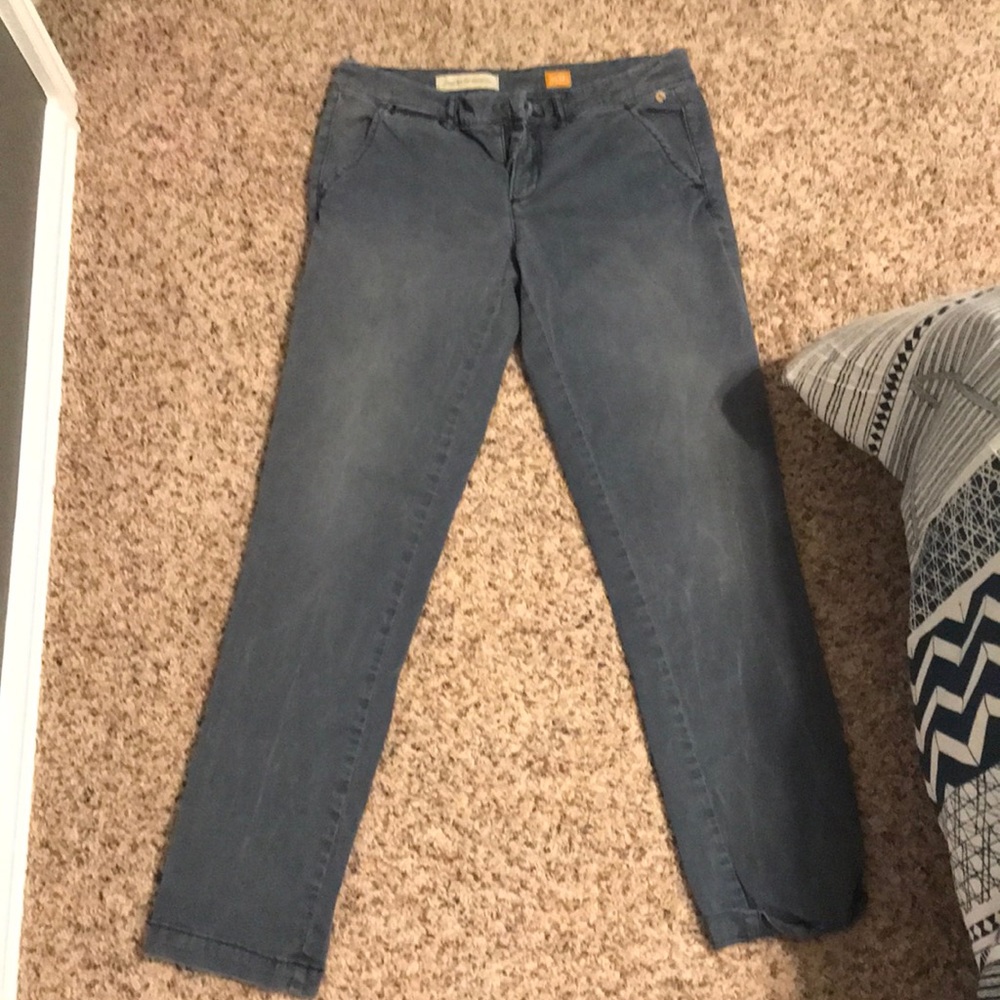 Faded blue pants